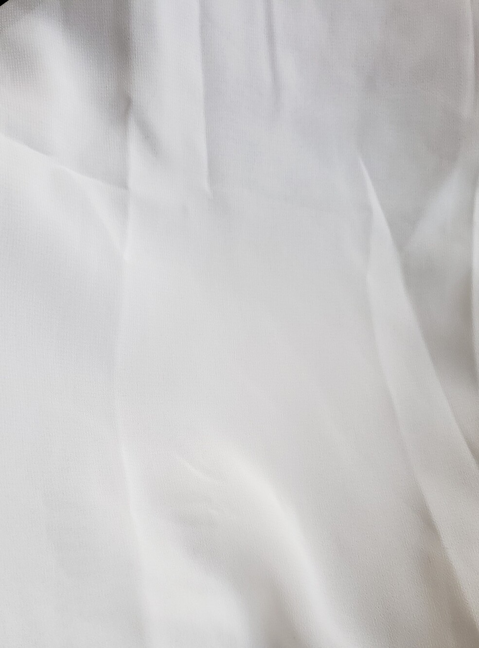 Sheer White Ruffle Blouse - Picture 8 of 12